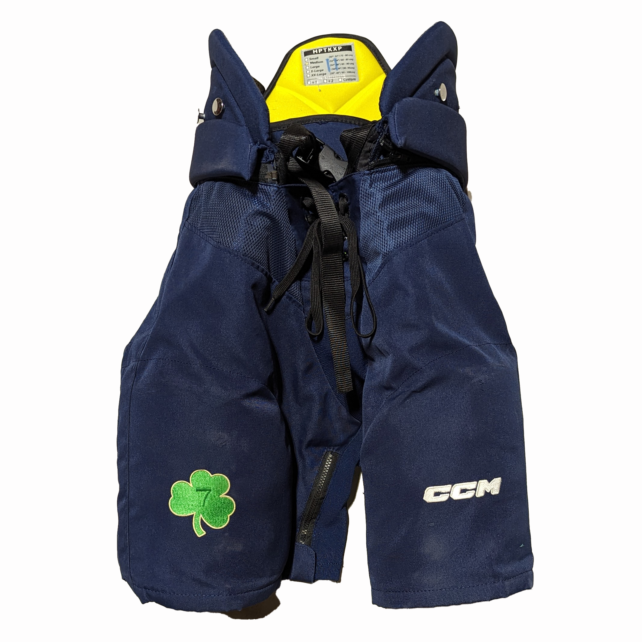 CCM HPTK - Pantalon de hockey Pro Stock d'occasion (bleu marine-ND)